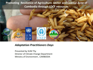 Climate-Resilient Water Management and Agricultural Practices