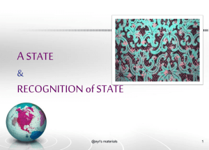 States Recognition