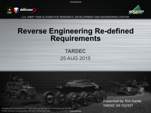Reverse Engineering_TARDEC_CSI_HANKE_25AUG2015
