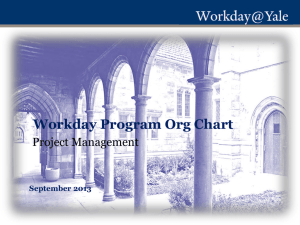 Workday Program Org Chart