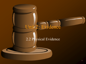 2.2 Direct Evidence Notes