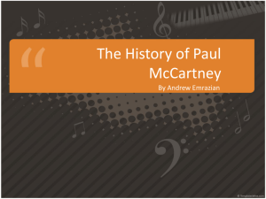 The History of Paul McCartney