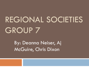 Regional Societies - 11