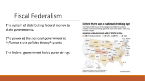PPT: Fiscal Federalism
