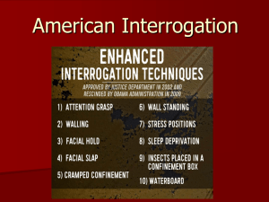 Interrogation Tactics ppt