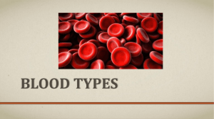 Blood type powerpoint - local.brookings.k12.sd.us