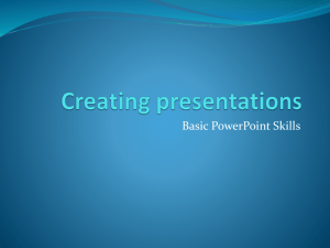 Creating presentations - Madison County Schools