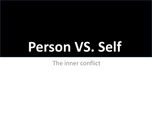 Person VS. Self
