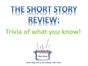 Elements of a Short Story Review