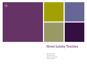 Hotel Lobby Textiles