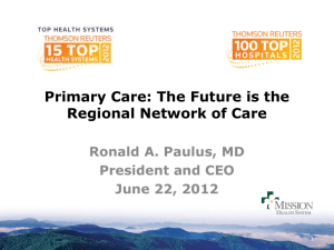 Presentation Title - North Carolina Community Health Center
