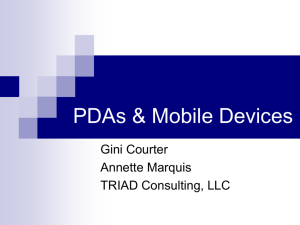 PDAs & Mobile Devices