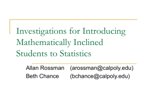 Investigations for Introducing Mathematically