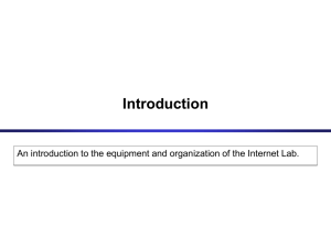 EL 537 Introduction to Local Area Networks
