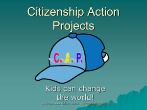 Citizenship Action Projects