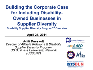 Building the Corporate Case for Including Disability