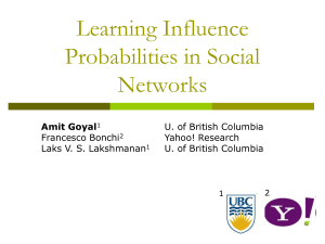 Presentation - University of British Columbia