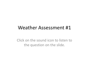 Weather Assessment #1