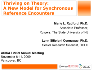 Thriving on Theory: A New Model for Synchronous Reference