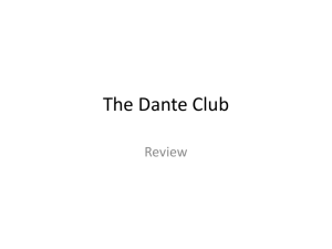 The Dante Club ppt
