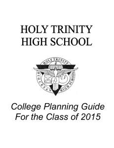 for your information - Holy Trinity Diocesan High School
