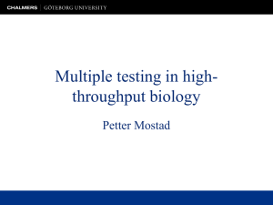 multiple testing