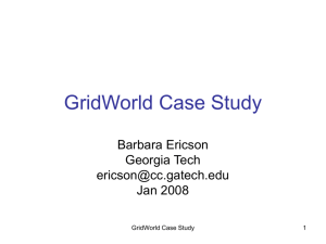GridWorld Case Study