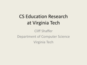 Experiences with CS Education Research - People