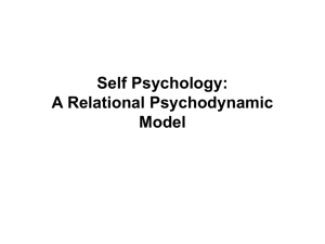 Self Psychology: A Relational Psychodynamic Model