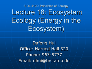 BIOL 4120: Principles of Ecology Lecture 15