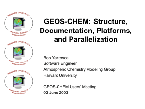 GEOS-Chem structure, documentation, platforms, and parallelization