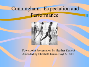 Expectation and Performance