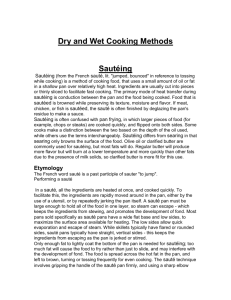 Dry and Wet Cooking Methods