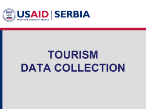 Tourism data collection, USAID Sustainable Local Development