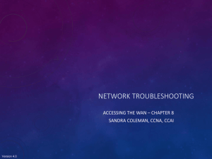 Networking Troubleshooting