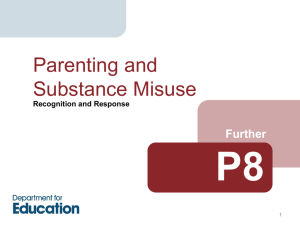 P8: parenting and substance misuse