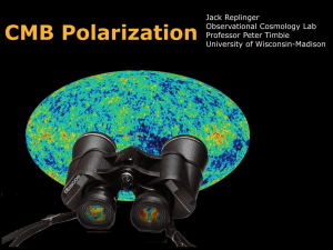 the CMB - UW-Madison Astronomy - University of Wisconsin–Madison