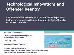 Technological Innovations and Offender Reentry