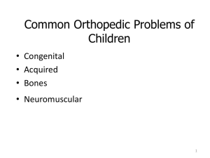 Pediatric musculoskeletal ppt