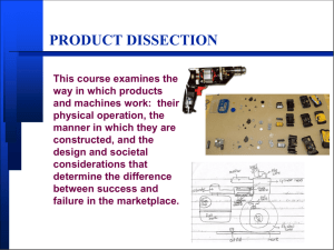 PRODUCT DISSECTION