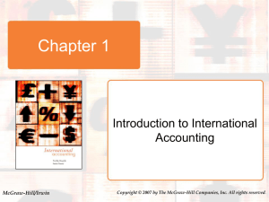 1-9 International Transactions, FDI and Related Accounting Issues