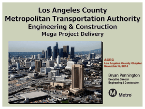 Metro - ACEC of California - Los Angeles County Chapter