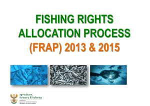 Fishing Rights Allocation Process (FRAP)