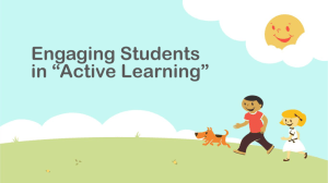 Engaging Students in "Active Learning"