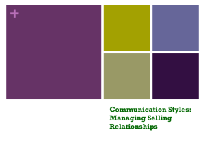 + Communication Styles
