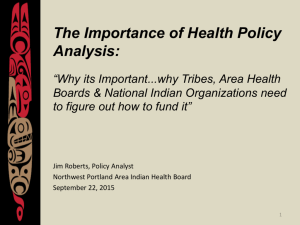 Jim Roberts (PPT) - National Indian Health Board