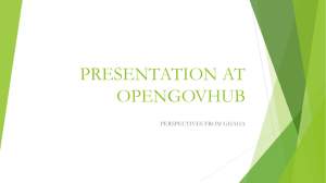 presentation at opengovhub