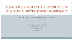 The need for a Strategic Approach to Statistical Development in