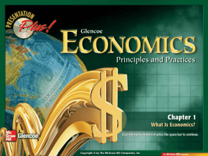 Chapter 1-Section 2-Basic Economic Concepts