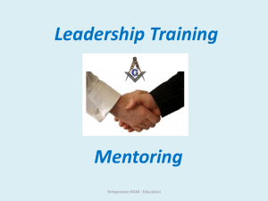 Mentoring Training